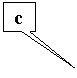 Rectangular Callout: c